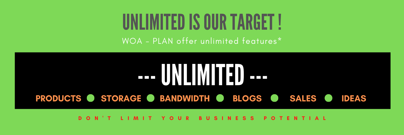 WoaSite Woa-Plan Unlimited products
