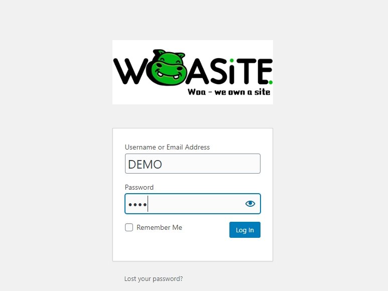 WoaSite Demo Admin